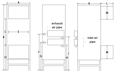 Side Mounting Gas Direct-Fired Heating Unit