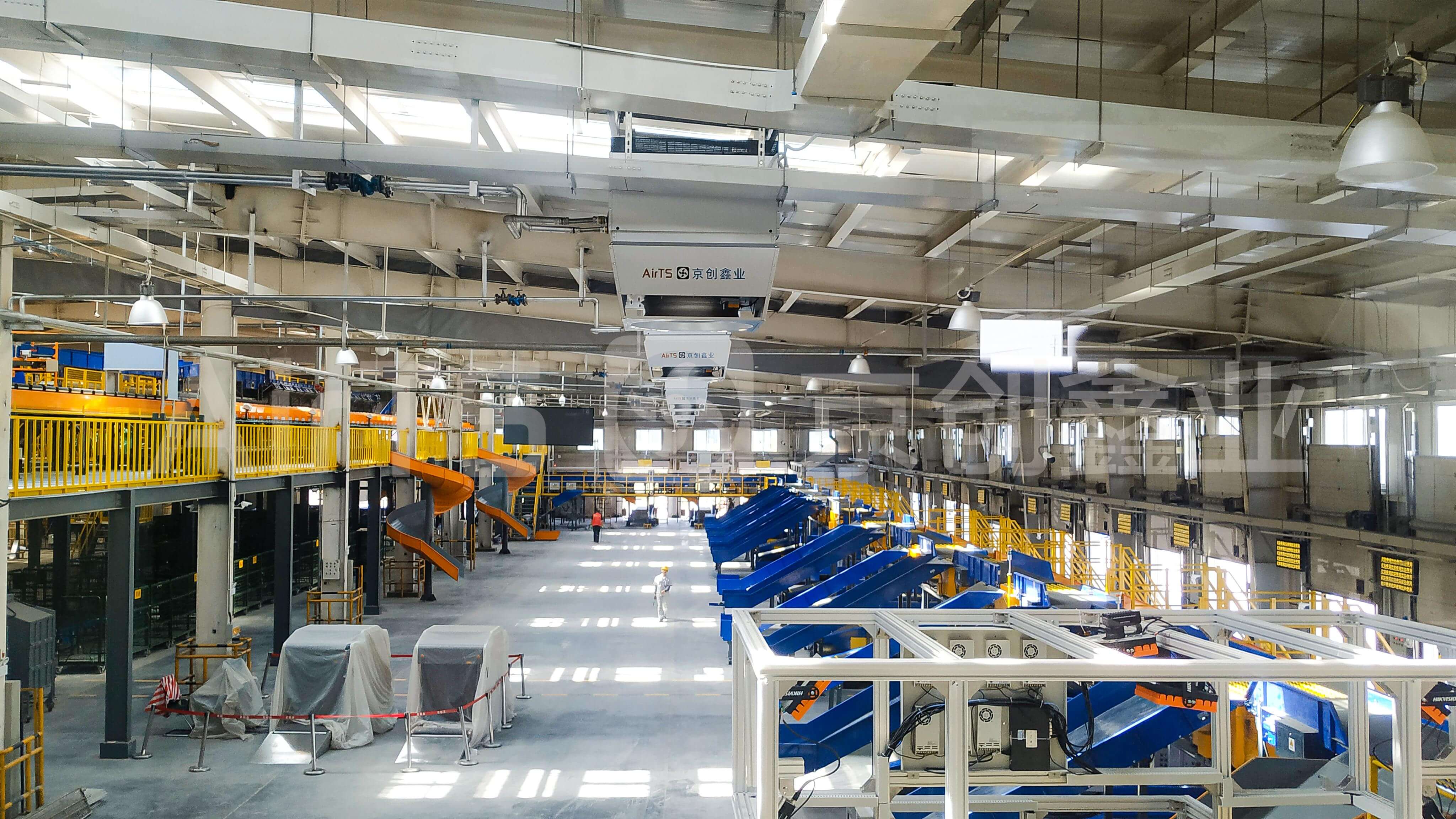 為倉儲物流環(huán)境保駕護(hù)航—AirTS京創(chuàng)鑫業(yè)高大空間專用節(jié)能空調(diào)